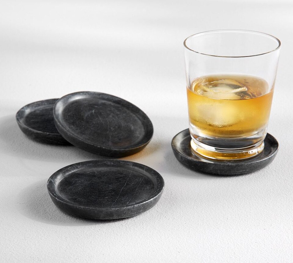 Marble Coasters, Set of 4